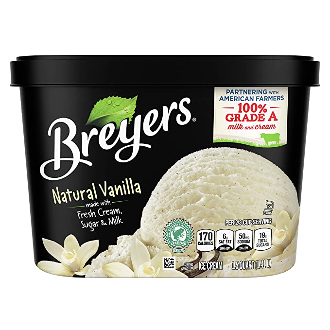Breyers Natural Vanilla Gluten-Free Ice Cream