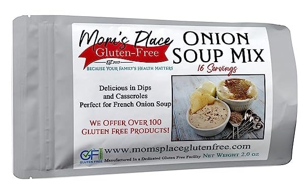 Mom's Place Gluten-Free Onion Soup Mix packaging